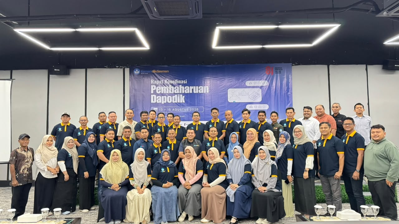Read more about the article BPMP Aceh Gelar Rapat Koordinasi Pembaruan Dapodik, Perkuat Kualitas Data Pendidikan Aceh